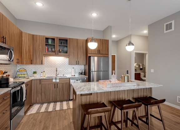 Modern Kitchen at Nuvelo at Parkside, Apple Valley, MN