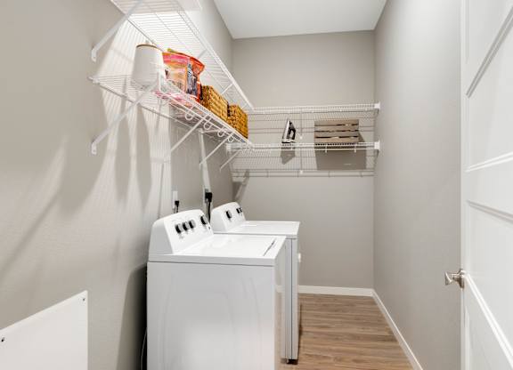 Walk in laundry at Nuvelo at Parkside, Minnesota