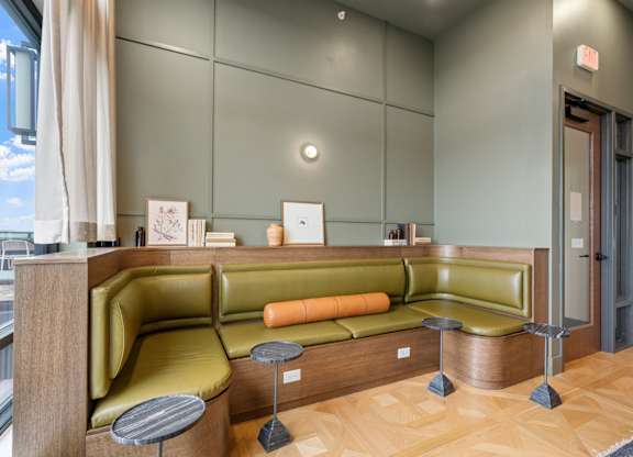 The Parlour, a reservable community room at Lilia in Lilydale, MN 55118
