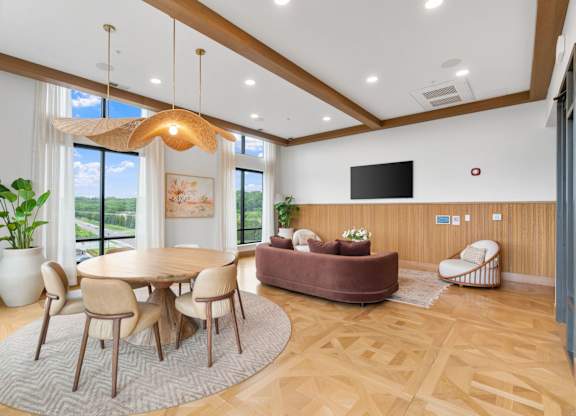 The Tea Room, a reservable community room at Lilia in Lilydale, MN 55118