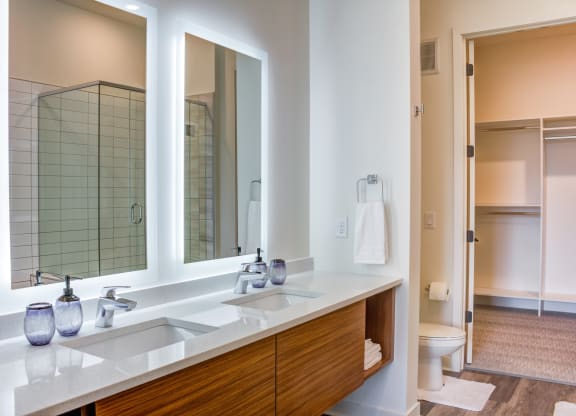Bathroom at Central Park West, St. Louis Park