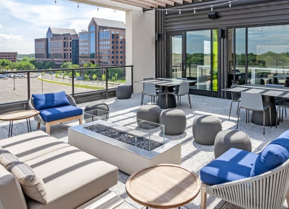 Outdoor dining 1 at Central Park West, Minnesota, 55416