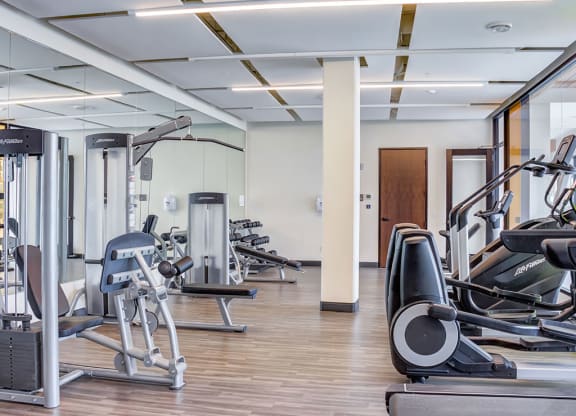 Gym at Central Park West, St. Louis Park, Minnesota