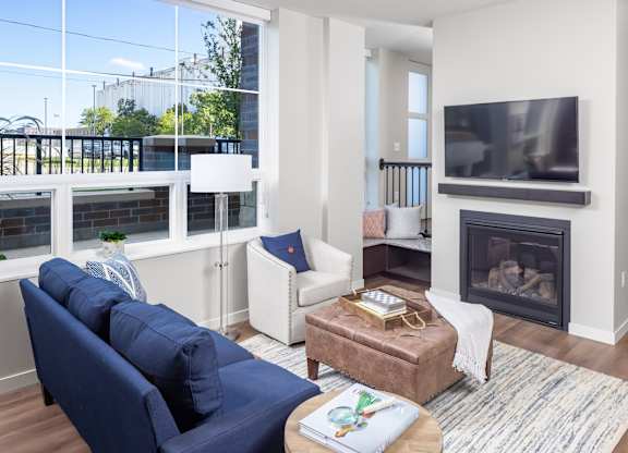 Living Room With TV at Expo, Minnesota, 55414