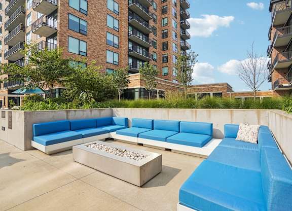 Apartment Patio at Expo Apartments, Minnesota