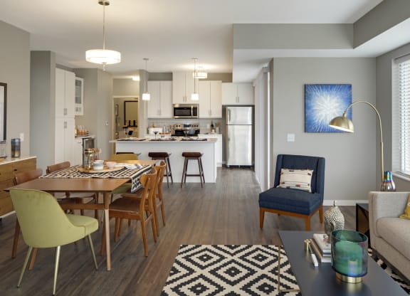 Living Room at Galante at Parkside, Apple Valley, MN, 55124