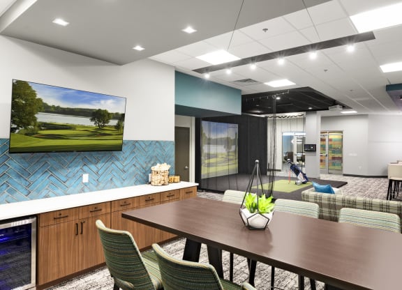 Lounge at Kellogg Square, Minnesota