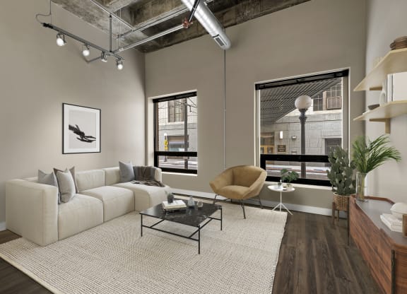Living Room at Kellogg Square, Minnesota