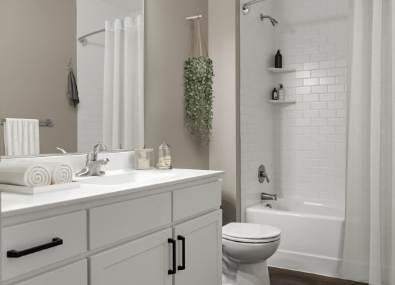 Bathroom at Kellogg Square, St. Paul, 55101