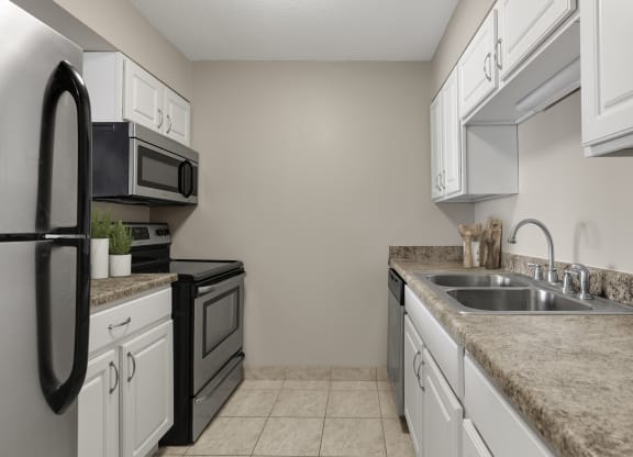 Fully Furnished Kitchen at Kellogg Square, St. Paul, 55101