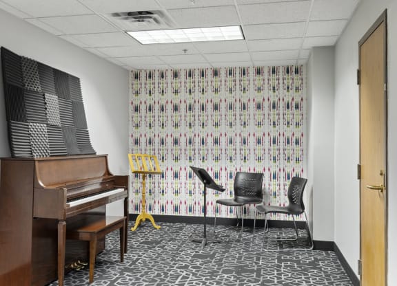 Music Practice Rooms at Lowertown Lofts, St. Paul