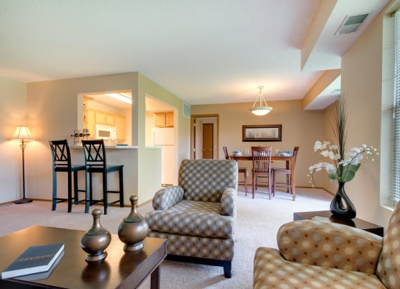 Living Room at Mallard Ridge, Maple Grove, 55369