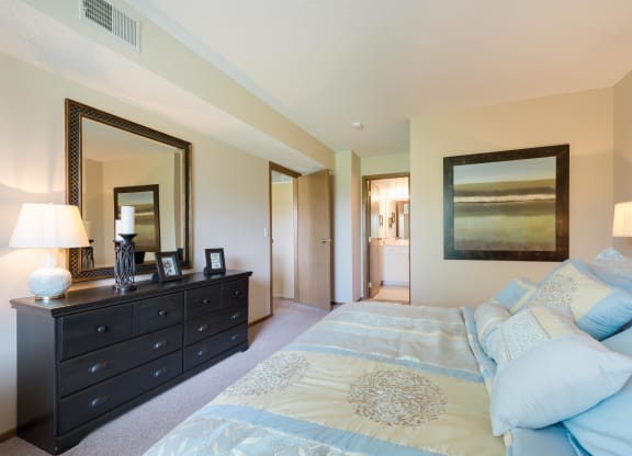 Master Bedroom at Mallard Ridge, Maple Grove