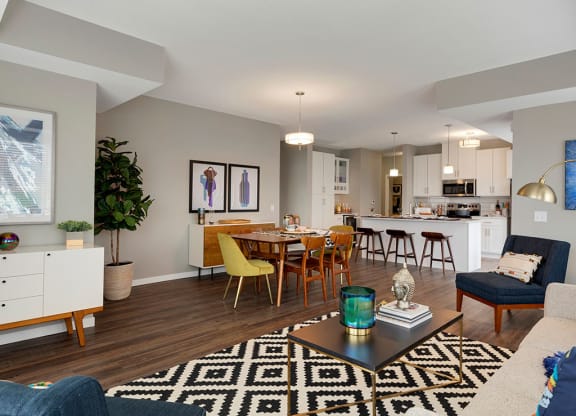 Living room area at Galante at Parkside, Apple Valley