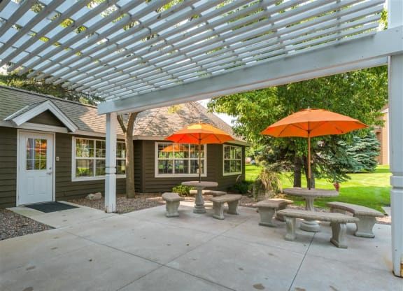 Exterior Picnic Area at Mallard Ridge, Minnesota, 55369