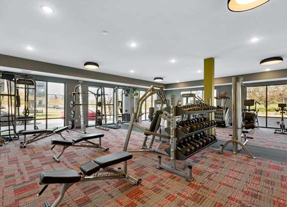 Fitness Room and Equipment - Nuvelo at Parkside at Nuvelo at Parkside, Apple Valley, MN