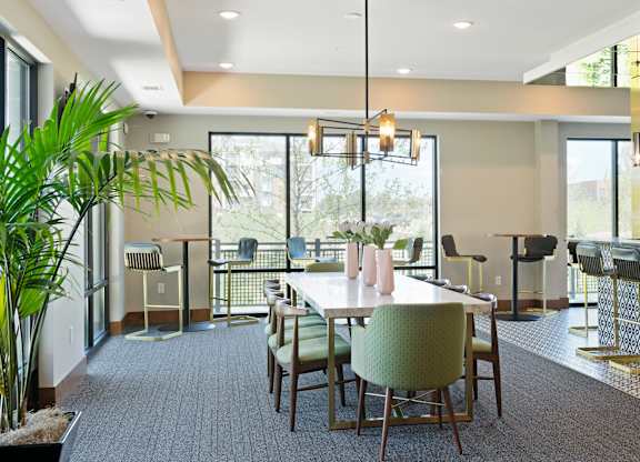 Dining area at Nuvelo at Parkside, Apple Valley, 55124