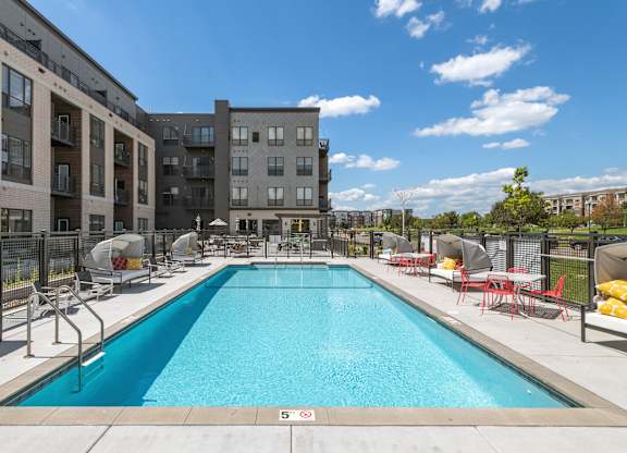 Outdoor Pool at Nuvelo at Parkside, Apple Valley, MN