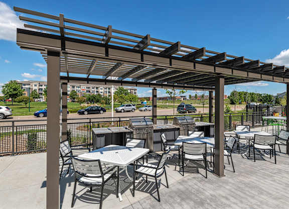 Outdoor Patio at Nuvelo at Parkside, Minnesota