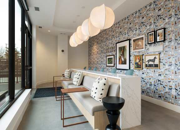 pet spa seating at The Mera, Minnesota, 55426