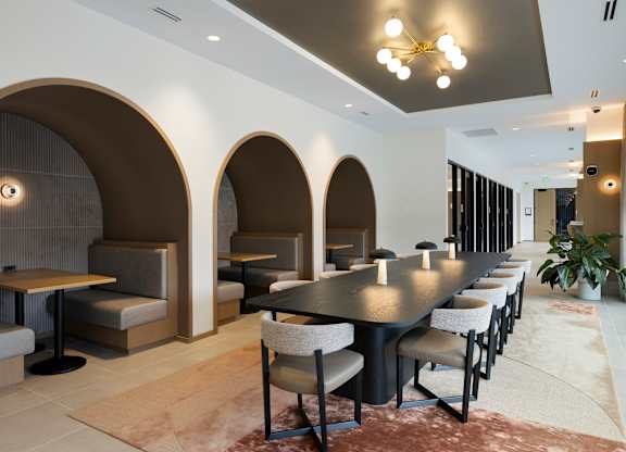 study pods at The Mera, St Louis Park, Minnesota