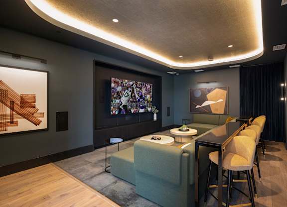 Theater room at The Mera, Minnesota
