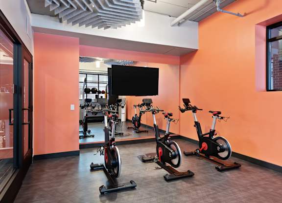Gym center at The Palmer, Minneapolis, Minnesota