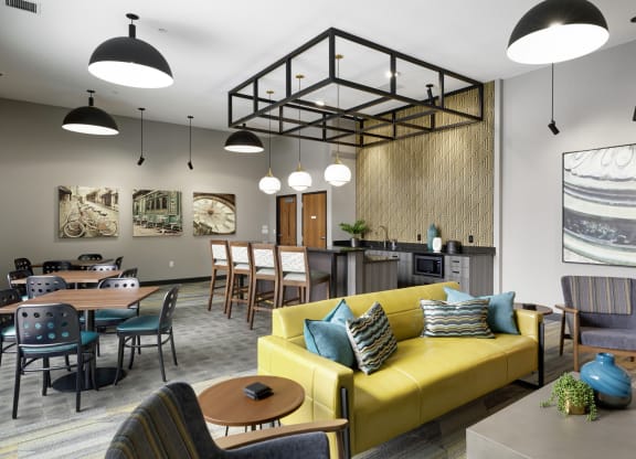 Resident lounge at Villages on McKnight, Minnesota