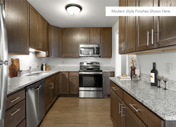Kitchen gallery at Villages on McKnight, St. Paul