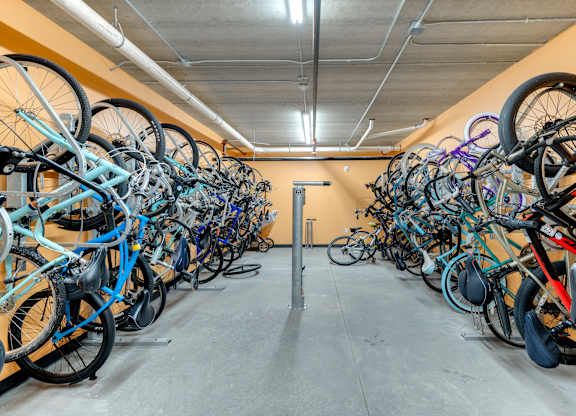 Bike storage room