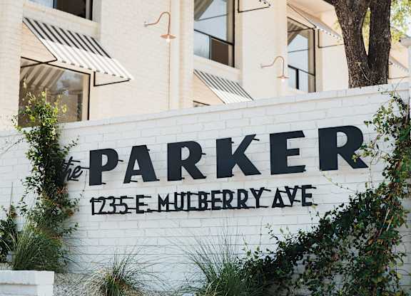 Building at The PARKER on E Mulberry Apartments, Texas