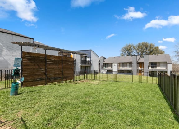 Dog run at District 2308, Arlington Texas