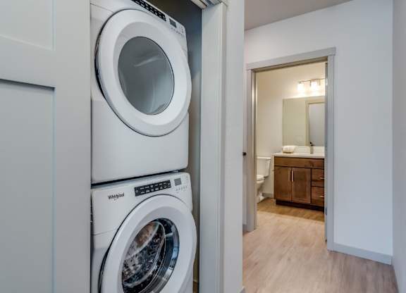 Stackable Washer and Dryer in Unit for Modern Living