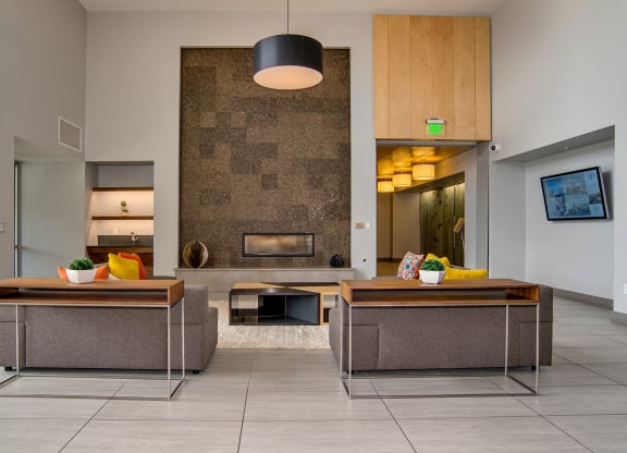 Lounge with Fireplace
