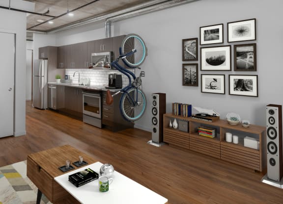 Wall-Mounted Bike Storage