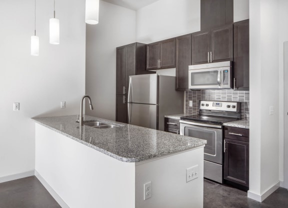 Ella Apartments Model Kitchen