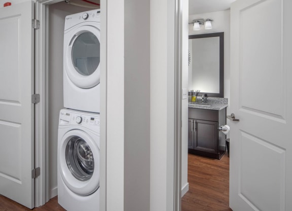 Ella Apartments Model Laundry Area