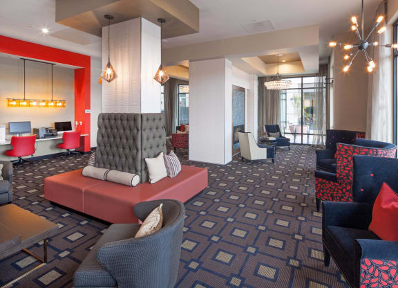 Ella Apartments Clubhouse Lounge