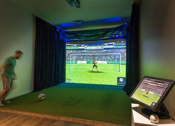 Gunbarrel Center Sports simulator