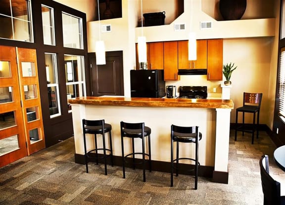 Island View Apartments Community Entertainment Kitchen