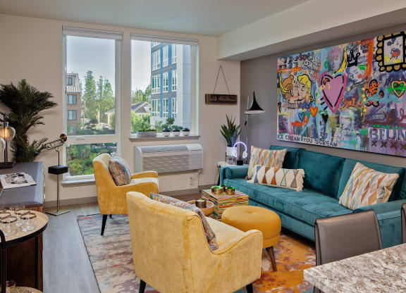 Tempo PDX Model Living Room