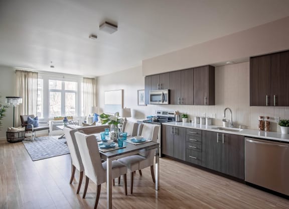 North Hollow Apartments Model Kitchen