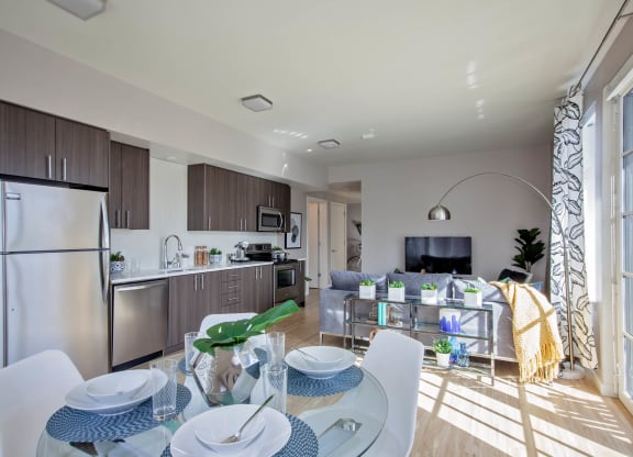 North Hollow Apartments Model Dining Room