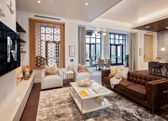 North Hollow Apartments Clubhouse Seating