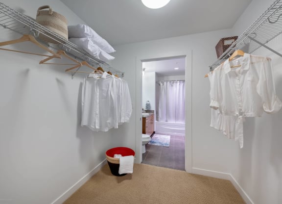 Large Walk-in & Walk-Through Closets