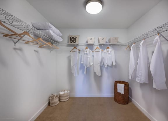 Large Walk-in & Walk-Through Closets