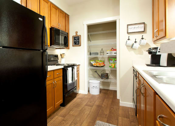Pine Valley Ranch Apartments Kitchen and Pantry