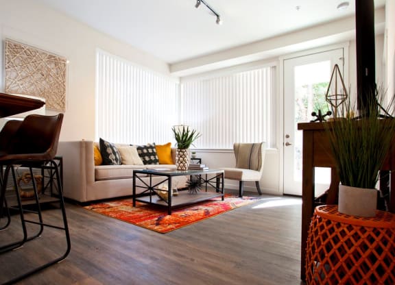 Pine Valley Ranch Apartments Model Living Room