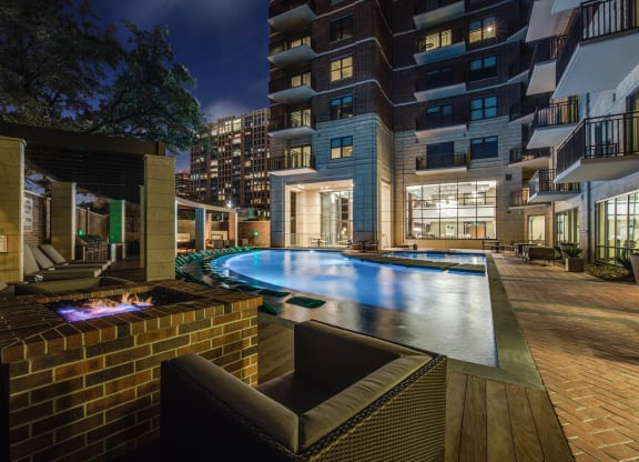 Poolside Fire Pit