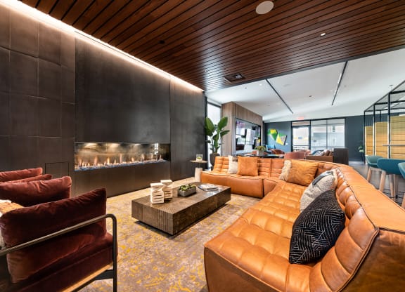 Clubhouse Lounge with Fireplace